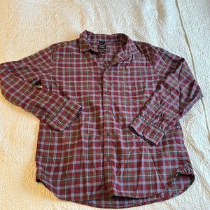 Prana Men’s Flannel, Standard Fit Size L